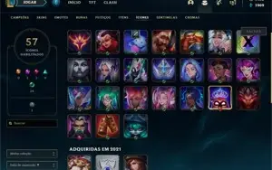 Conta Mestre - Smurf LOL (league of legends) ELOMOON