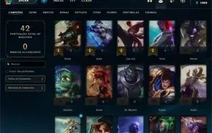 Conta Mestre - Smurf LOL (league of legends) ELOMOON