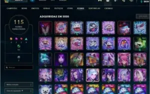 Conta lol lvl 114