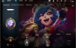 Conta lol lvl 114