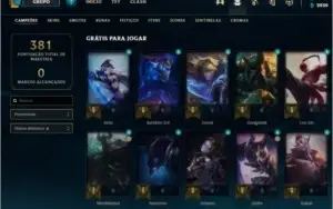 Conta lol lvl 114
