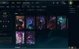 CONTA LOL - PRATA 2 • P/SMURFAR. 1 ULT - 3 LEND - 75CHAMP