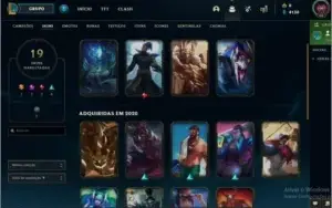 Vendo Smurf MD10 zerado e 48 champs,19 skins boas