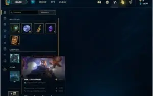 Conta ouro 4 com 4 skins e 22 champs