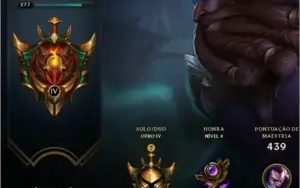 Conta com 69 skins e todos campeoes