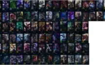 Conta com 148 skins Gold na Season 8,9,10