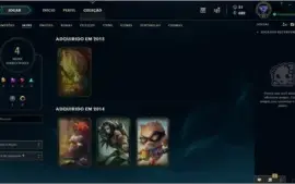 Conta lol unranked  lvl 31
