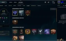 Conta lol unranked  lvl 31