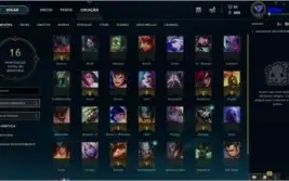 Conta lol unranked  lvl 31