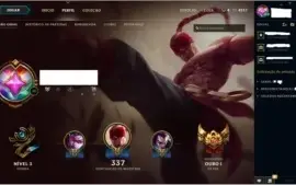 Conta de LoL, Borda de ouro S6 ''109 skins e 112 Campeões''