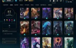Ferro 3 com 130 Champs e 83 Skins