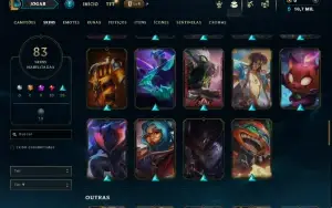 Ferro 3 com 130 Champs e 83 Skins