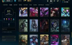 Ferro 3 com 130 Champs e 83 Skins