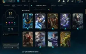 Conta league of legends 92 skins+139 campeoes