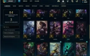 Conta DIAMANTE 1 com 360 RP, 16 skins e 36 champs