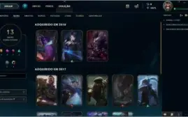 ACC PLATINA V - 35 CAMPEÕES - 13 SKINS