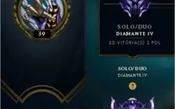 Conta Diamante 4 mmr bom