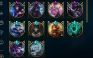 conta lol 543 skins
