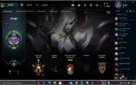 conta lol lvl 437 gold 4 149 skins