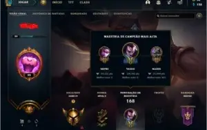 CONTA LEAGUE OF LEGENDS