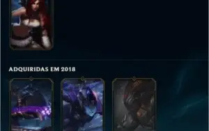 CONTA LEAGUE OF LEGENDS
