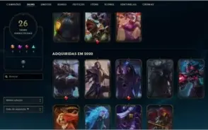 CONTA LEAGUE OF LEGENDS