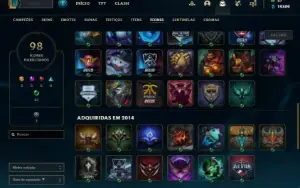 Conta de 2014 LOL Unranked