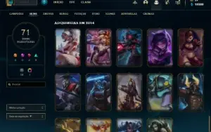 Conta de 2014 LOL Unranked