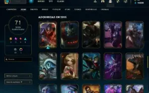 Conta de 2014 LOL Unranked