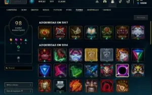 Conta de 2014 LOL Unranked