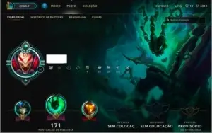 Conta de LOL Platina s6 com todas Skins Campeonato