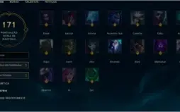 Conta de LOL Platina s6 com todas Skins Campeonato