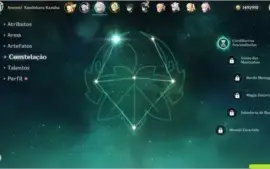 Genshin impact AR57 11 personagens 5⭐ estrelas mais armas 5⭐