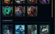 Conta lol - Platina - Com 1600 RP