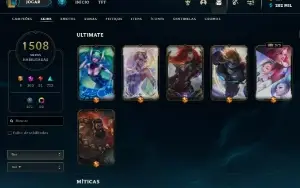 Conta lol 1508 skins (pax tf)