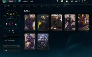 Conta lol 1508 skins (pax tf)