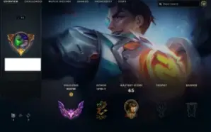 Conta league of legends mestre(BR)