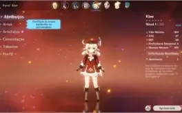 Conta com Klee AR 7  Servidor NA .
