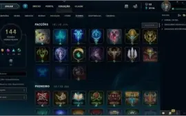Conta League Of Legends 132 Skins, Todos os Campeões