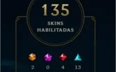 Conta League of Legends - 139 Campeões/ 135 Skins