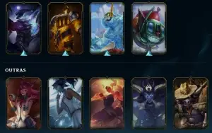 Conta League of Legends Full Acesso Rammus Rei e Kayle Juiza