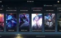 WILD RIFT 146 SKINS;DESAFIANTE TEMP PASSADA, MESTRE 150 PDL