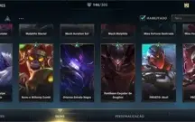 WILD RIFT 146 SKINS;DESAFIANTE TEMP PASSADA, MESTRE 150 PDL