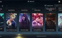 WILD RIFT 146 SKINS;DESAFIANTE TEMP PASSADA, MESTRE 150 PDL