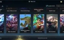 WILD RIFT 146 SKINS;DESAFIANTE TEMP PASSADA, MESTRE 150 PDL