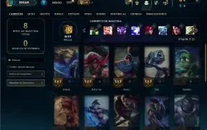 Bronze 3 com 25 Champs e 2 Skins