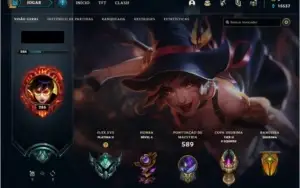 CONTA LOL, PLATINA, 140 SKINS, TODOS OS CAMPEÕES, 2014
