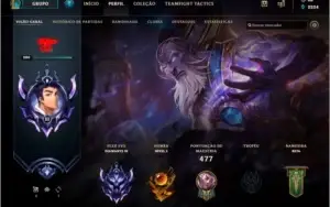 Conta D4 LOL + RYZE TRIUNFANTE + 228 SKINS E 325 ICONES