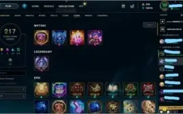 Conta de Legue Of Legends Diamond S9 - 308 Skins na Conta
