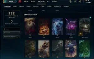 Conta lol 200 skins